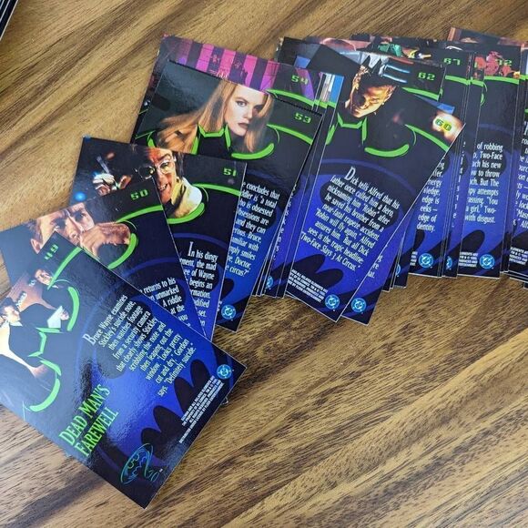 Batman Forever Fleer Ultra 95 Complete 149 Cards Trading Card Set 1999 DC Comics - Picture 4 of 10